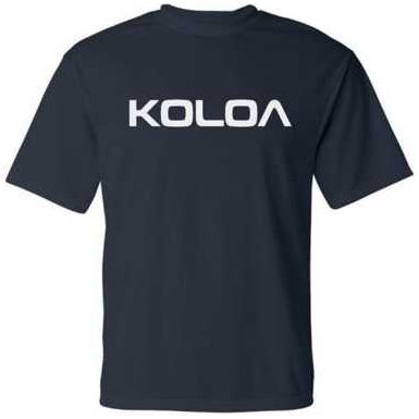 Koloa Surf Co. Original Koloa Text Logo Youth All Sport Moisture Wicking Athletic Shirts Koloa Surf Company Athletic Apparel