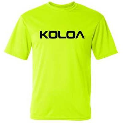 Koloa Surf Co. Original Koloa Text Logo Youth All Sport Moisture Wicking Athletic Shirts Koloa Surf Company Athletic Apparel