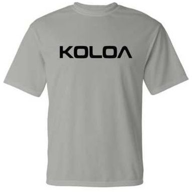 Koloa Surf Co. Original Koloa Text Logo Youth All Sport Moisture Wicking Athletic Shirts Koloa Surf Company Athletic Apparel