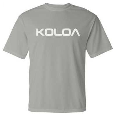 Koloa Surf Co. Original Koloa Text Logo Youth All Sport Moisture Wicking Athletic Shirts Koloa Surf Company Athletic Apparel