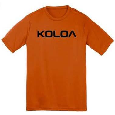 Koloa Surf Co. Original Koloa Text Logo Youth All Sport Moisture Wicking Athletic Shirts Koloa Surf Company Athletic Apparel