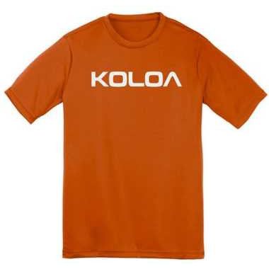 Koloa Surf Co. Original Koloa Text Logo Youth All Sport Moisture Wicking Athletic Shirts Koloa Surf Company Athletic Apparel