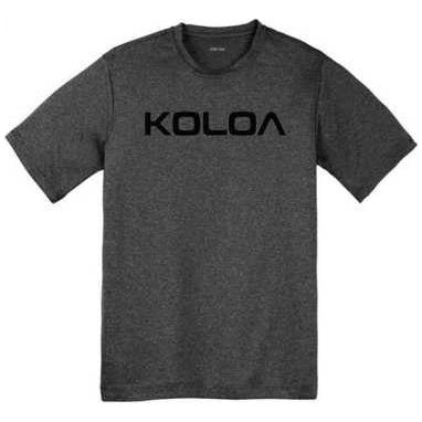 Koloa Surf Co. Original Koloa Text Logo Youth All Sport Moisture Wicking Athletic Shirts Koloa Surf Company Athletic Apparel