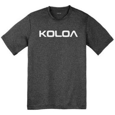 Koloa Surf Co. Original Koloa Text Logo Youth All Sport Moisture Wicking Athletic Shirts Koloa Surf Company Athletic Apparel