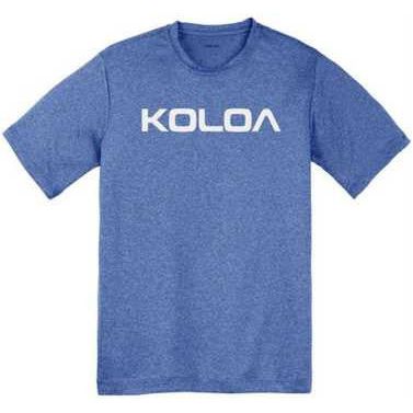 Koloa Surf Co. Original Koloa Text Logo Youth All Sport Moisture Wicking Athletic Shirts Koloa Surf Company Athletic Apparel