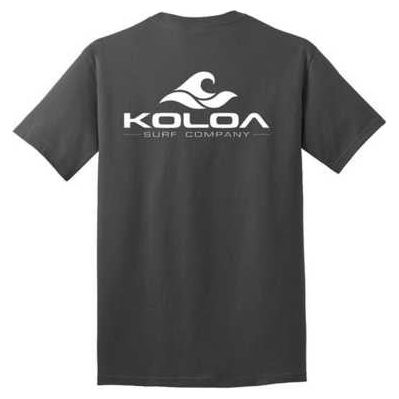 Koloa Surf Co. Classic 2-Sided Wave Logo Heavy Cotton T-Shirts Koloa Surf Company Mens Apparel