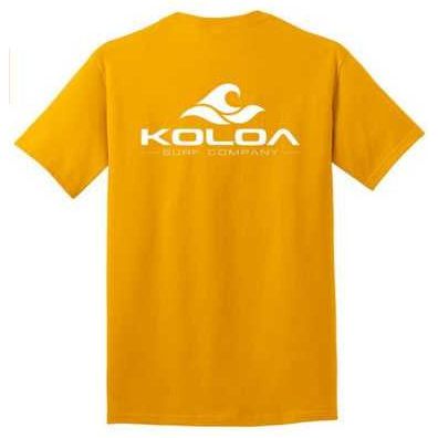 Koloa Surf Co. Classic 2-Sided Wave Logo Heavy Cotton T-Shirts Koloa Surf Company Mens Apparel