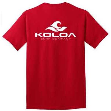 Koloa Surf Co. Classic 2-Sided Wave Logo Heavy Cotton T-Shirts Koloa Surf Company Mens Apparel