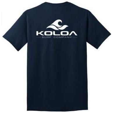 Koloa Surf Co. Classic 2-Sided Wave Logo Heavy Cotton T-Shirts Koloa Surf Company Mens Apparel