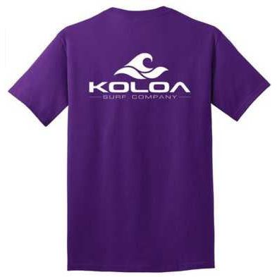 Koloa Surf Co. Classic 2-Sided Wave Logo Heavy Cotton T-Shirts Koloa Surf Company Mens Apparel