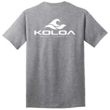 Koloa Surf Co. Classic 2-Sided Wave Logo Heavy Cotton T-Shirts Koloa Surf Company Mens Apparel