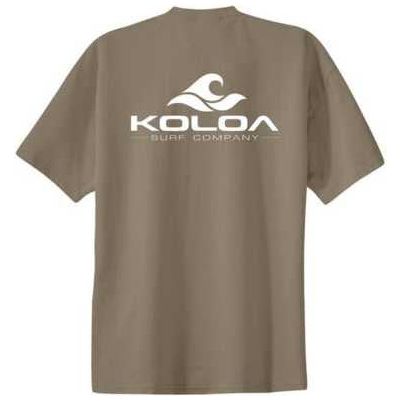 Koloa Surf Co. Classic 2-Sided Wave Logo Heavy Cotton T-Shirts Koloa Surf Company Mens Apparel