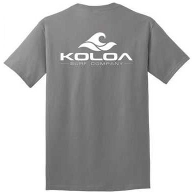 Koloa Surf Co. Classic 2-Sided Wave Logo Heavy Cotton T-Shirts Koloa Surf Company Mens Apparel