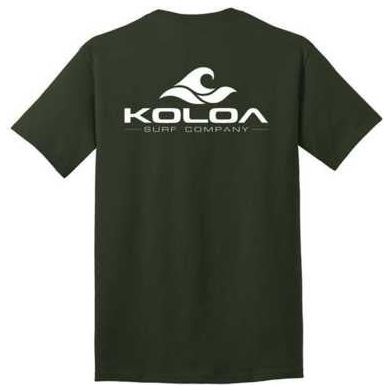 Koloa Surf Co. Classic 2-Sided Wave Logo Heavy Cotton T-Shirts Koloa Surf Company Mens Apparel