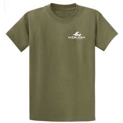 Koloa Surf Co. Classic 2-Sided Wave Logo Heavy Cotton T-Shirts Koloa Surf Company Mens Apparel