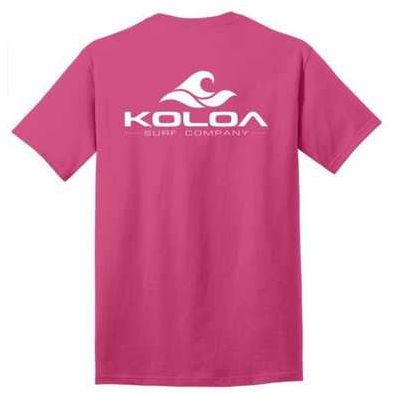 Koloa Surf Co. Classic 2-Sided Wave Logo Heavy Cotton T-Shirts Koloa Surf Company Mens Apparel