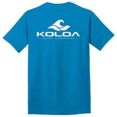 Koloa Surf Co. Classic 2-Sided Wave Logo Heavy Cotton T-Shirts Koloa Surf Company Mens Apparel