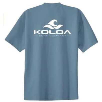 Koloa Surf Co. Classic 2-Sided Wave Logo Heavy Cotton T-Shirts Koloa Surf Company Mens Apparel