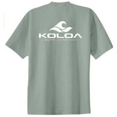 Koloa Surf Co. Classic 2-Sided Wave Logo Heavy Cotton T-Shirts Koloa Surf Company Mens Apparel