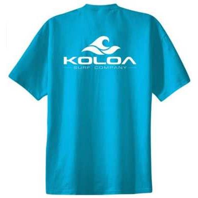 Koloa Surf Co. Classic 2-Sided Wave Logo Heavy Cotton T-Shirts Koloa Surf Company Mens Apparel