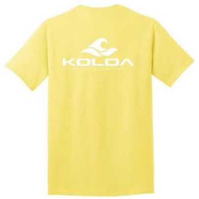 Koloa Surf Co. Classic 2-Sided Wave Logo Heavy Cotton T-Shirts Koloa Surf Company Mens Apparel