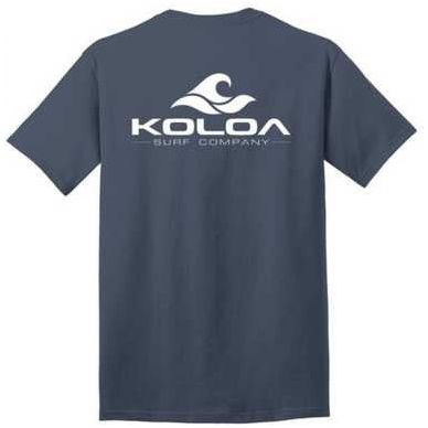 Koloa Surf Co. Classic 2-Sided Wave Logo Heavy Cotton T-Shirts Koloa Surf Company Mens Apparel