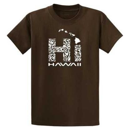 Koloa Surf Co. Hawaiian Islands Tribal Hi Hawaii Shirts in Regular, Big & Tall Koloa Surf Company Men's Shirts