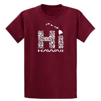 Koloa Surf Co. Hawaiian Islands Tribal Hi Hawaii Shirts in Regular, Big & Tall Koloa Surf Company Men's Shirts