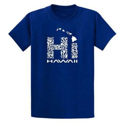 Koloa Surf Co. Hawaiian Islands Tribal Hi Hawaii Shirts in Regular, Big & Tall Koloa Surf Company Men's Shirts