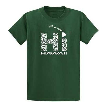 Koloa Surf Co. Hawaiian Islands Tribal Hi Hawaii Shirts in Regular, Big & Tall Koloa Surf Company Men's Shirts