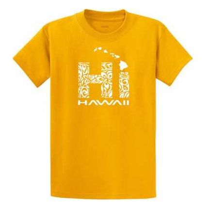 Koloa Surf Co. Hawaiian Islands Tribal Hi Hawaii Shirts in Regular, Big & Tall Koloa Surf Company Men's Shirts