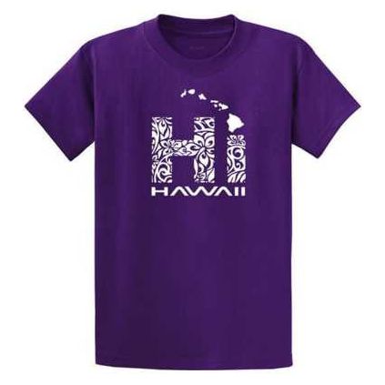 Koloa Surf Co. Hawaiian Islands Tribal Hi Hawaii Shirts in Regular, Big & Tall Koloa Surf Company Men's Shirts