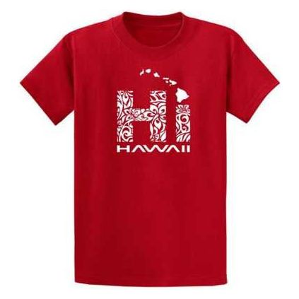 Koloa Surf Co. Hawaiian Islands Tribal Hi Hawaii Shirts in Regular, Big & Tall Koloa Surf Company Men's Shirts