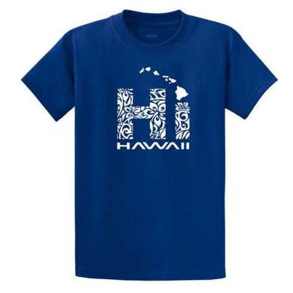 Koloa Surf Co. Hawaiian Islands Tribal Hi Hawaii Shirts in Regular, Big & Tall Koloa Surf Company Men's Shirts