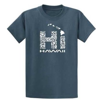 Koloa Surf Co. Hawaiian Islands Tribal Hi Hawaii Shirts in Regular, Big & Tall Koloa Surf Company Men's Shirts