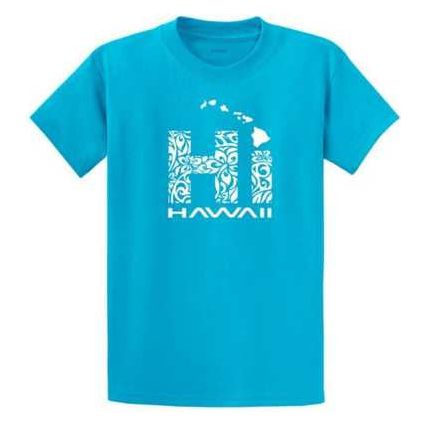 Koloa Surf Co. Hawaiian Islands Tribal Hi Hawaii Shirts in Regular, Big & Tall Koloa Surf Company Men's Shirts