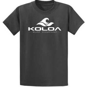 Koloa Surf Co. Wave Logo Cotton T-Shirts in Regular, Big and Tall Sizes Koloa Surf Company Men's Shirts