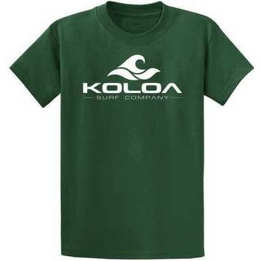 Koloa Surf Co. Wave Logo Cotton T-Shirts in Regular, Big and Tall Sizes Koloa Surf Company Men's Shirts