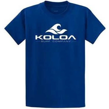 Koloa Surf Co. Wave Logo Cotton T-Shirts in Regular, Big and Tall Sizes Koloa Surf Company Men's Shirts