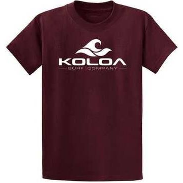 Koloa Surf Co. Wave Logo Cotton T-Shirts in Regular, Big and Tall Sizes Koloa Surf Company Men's Shirts