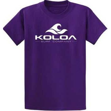 Koloa Surf Co. Wave Logo Cotton T-Shirts in Regular, Big and Tall Sizes Koloa Surf Company Men's Shirts