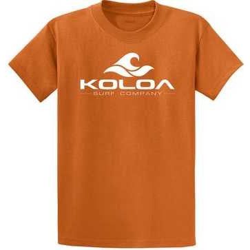 Koloa Surf Co. Wave Logo Cotton T-Shirts in Regular, Big and Tall Sizes Koloa Surf Company Men's Shirts