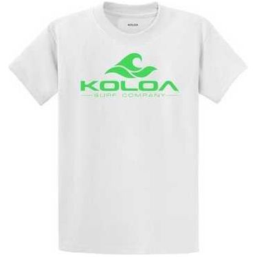 Koloa Surf Co. Wave Logo Cotton T-Shirts in Regular, Big and Tall Sizes Koloa Surf Company Men's Shirts