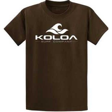 Koloa Surf Co. Wave Logo Cotton T-Shirts in Regular, Big and Tall Sizes Koloa Surf Company Men's Shirts