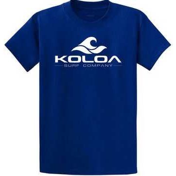 Koloa Surf Co. Wave Logo Cotton T-Shirts in Regular, Big and Tall Sizes Koloa Surf Company Men's Shirts