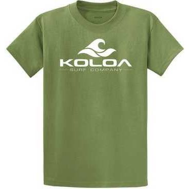 Koloa Surf Co. Wave Logo Cotton T-Shirts in Regular, Big and Tall Sizes Koloa Surf Company Men's Shirts