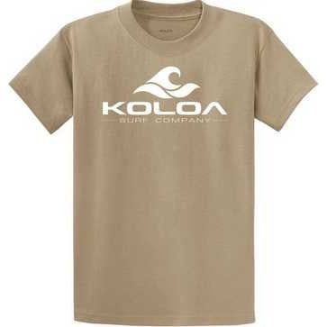 Koloa Surf Co. Wave Logo Cotton T-Shirts in Regular, Big and Tall Sizes Koloa Surf Company Men's Shirts