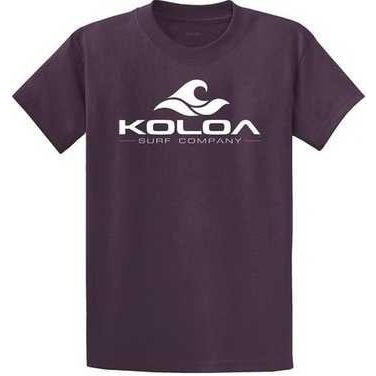 Koloa Surf Co. Wave Logo Cotton T-Shirts in Regular, Big and Tall Sizes Koloa Surf Company Men's Shirts