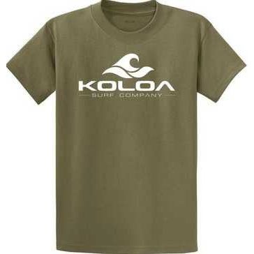 Koloa Surf Co. Wave Logo Cotton T-Shirts in Regular, Big and Tall Sizes Koloa Surf Company Men's Shirts