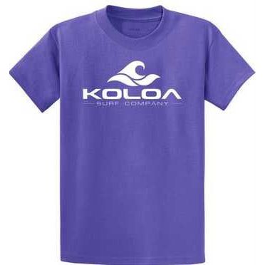 Koloa Surf Co. Wave Logo Cotton T-Shirts in Regular, Big and Tall Sizes Koloa Surf Company Men's Shirts